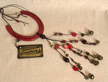 Load image into Gallery viewer, Horseshoe Witch Bells Red Coral