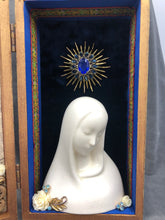 Load image into Gallery viewer, Nicho Shrine Portable Altar Mary Deep Blue