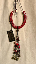 Load image into Gallery viewer, Horseshoe Witch Bells Red Coral