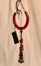 Load image into Gallery viewer, Horseshoe Witch Bells Red Coral