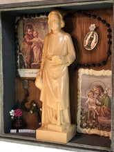 Load image into Gallery viewer, Cigar Box Nicho Shrine St. Joseph