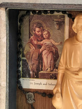 Load image into Gallery viewer, Cigar Box Nicho Shrine St. Joseph