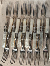 Load image into Gallery viewer, Landers, Frary &amp; Clark 31 pc Sterling with MOP Handles
