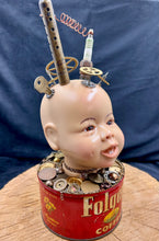 Load image into Gallery viewer, Nikola Steampunk Baby Assemblage
