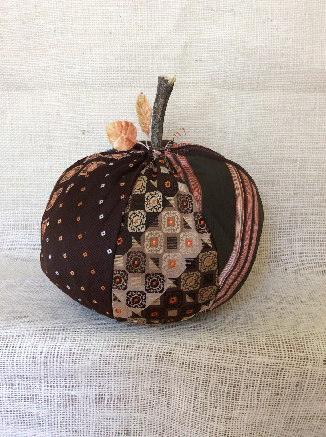 Squat Men's Ties Pumpkin Dark Brown Orange