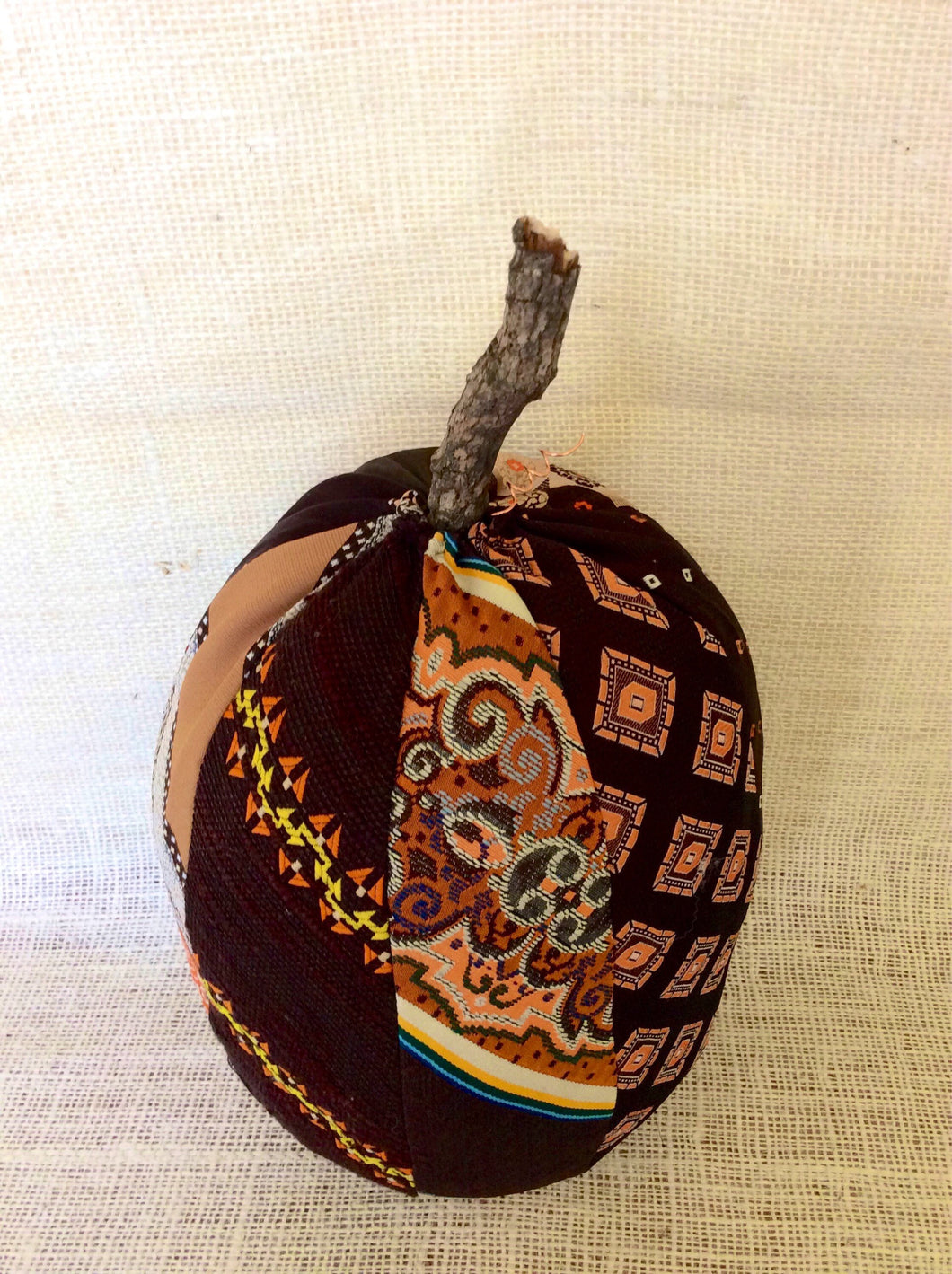 Tall Men's Ties Pumpkin Dark Brown Orange