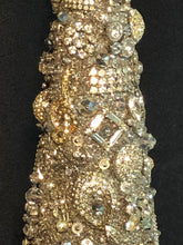 Load image into Gallery viewer, Tall Bling Cone Silver Rhinestones
