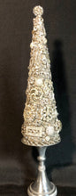 Load image into Gallery viewer, Tall Bling Cone Silver Rhinestones
