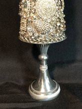 Load image into Gallery viewer, Tall Bling Cone Silver Rhinestones
