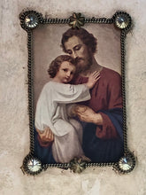 Load image into Gallery viewer, Cigar Box Nicho Shrine St. Joseph
