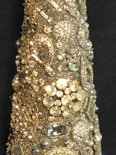 Load image into Gallery viewer, Tall Bling Cone Silver Rhinestones

